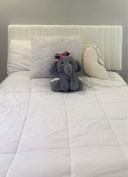 White FULL size bed frame