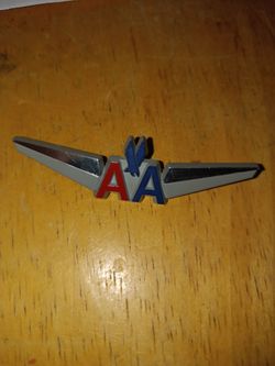 American airlines jr plastic pin 1960s 70s
