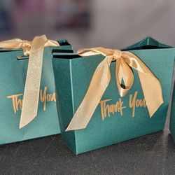 Thank You Wedding Favor Boxes