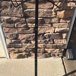 Garbuildman Freestanding Garden Hose Stand Holder – Metal Water Pipe Reel Rack for Outdoor, Shiny Black