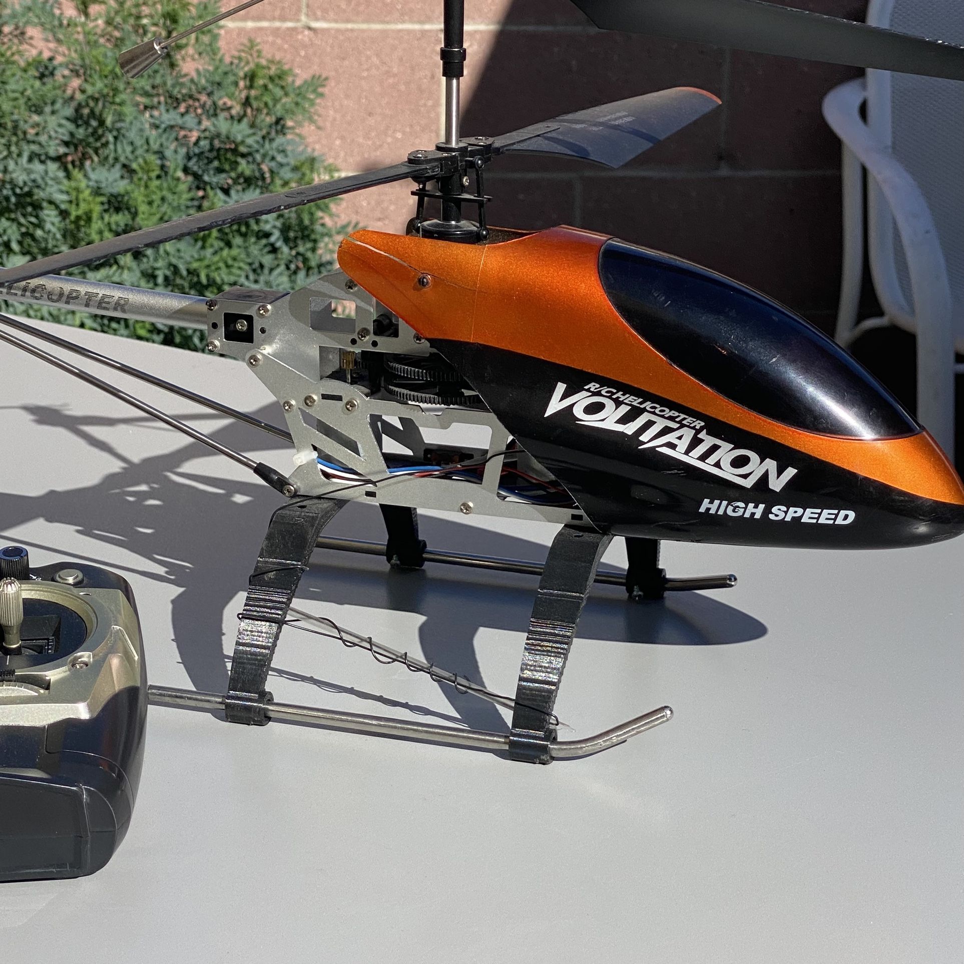 VOLITATION Metal Frame Hi-Speed R/C Helicopter RC; For Parts As Is