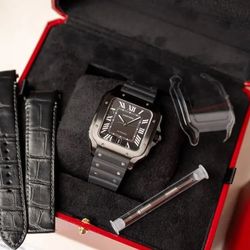 Cartier Santos de Cartier Black ADL (Amorphous Diamond-Like Carbon)