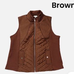 LULAROE Hunter Vest Brown 3XL