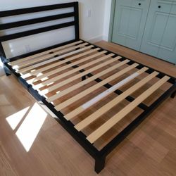 Zinus Queen Metal Bed Frame with Headboard