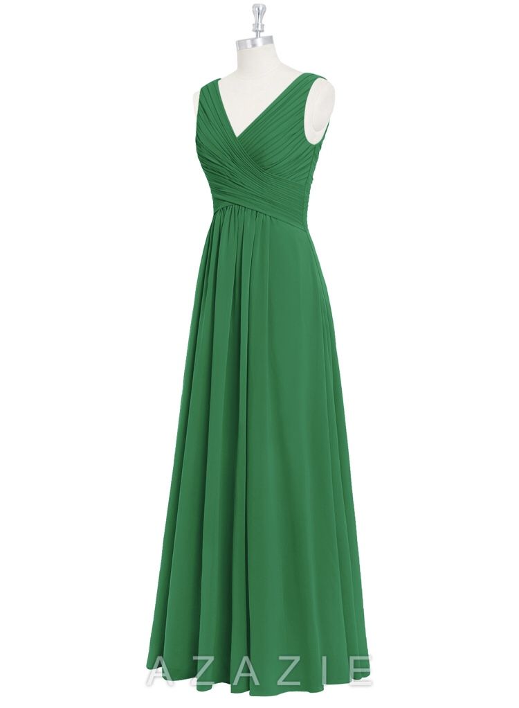 Azazie Bridesmaid Dresses - Emerald - Offers Accepted