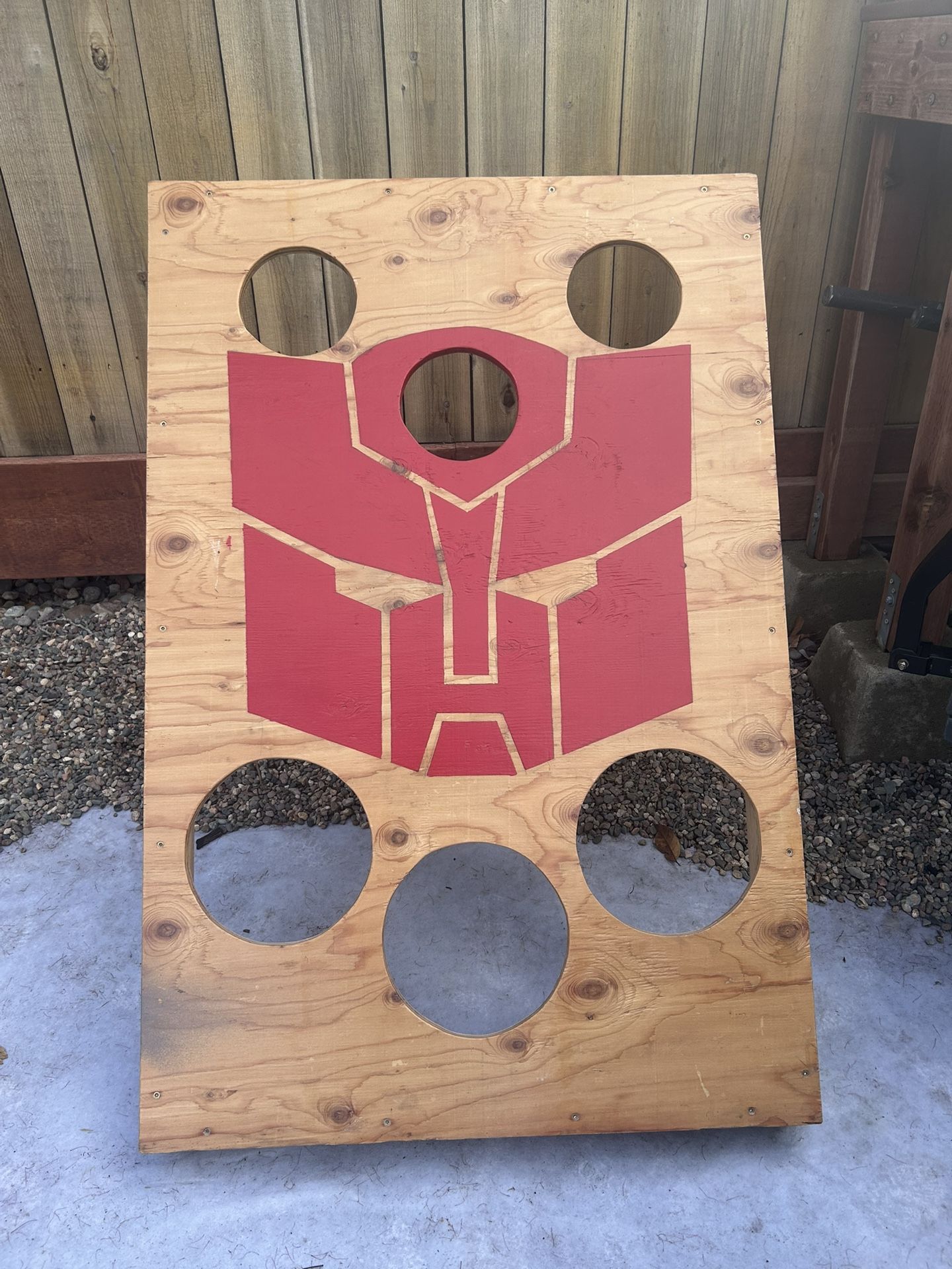 Custom home made Corn Hole