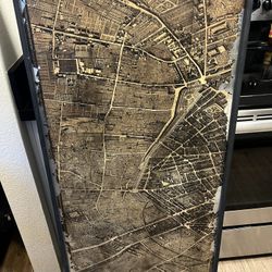 Wall art - Old Map of Paris