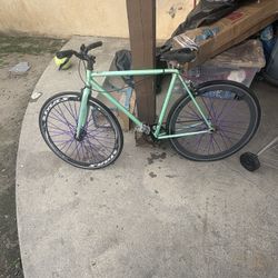 Blue fixie