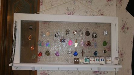 Custom earring and jewelry holder