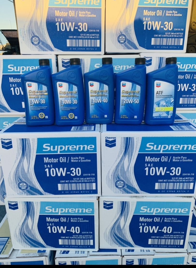 Chevron Motor Oil / Aceite De Motor