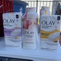 Olay body wash or bar soap $5 each