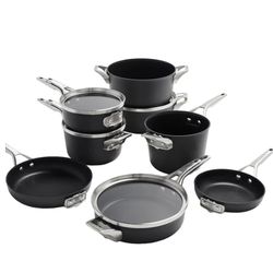 Calphalon Premier Non-Stick MineralShield 12-piece Space-Saving Cookware Set