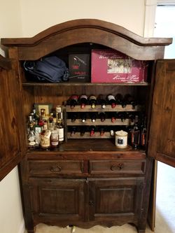 Antique hutch / wine cabinet