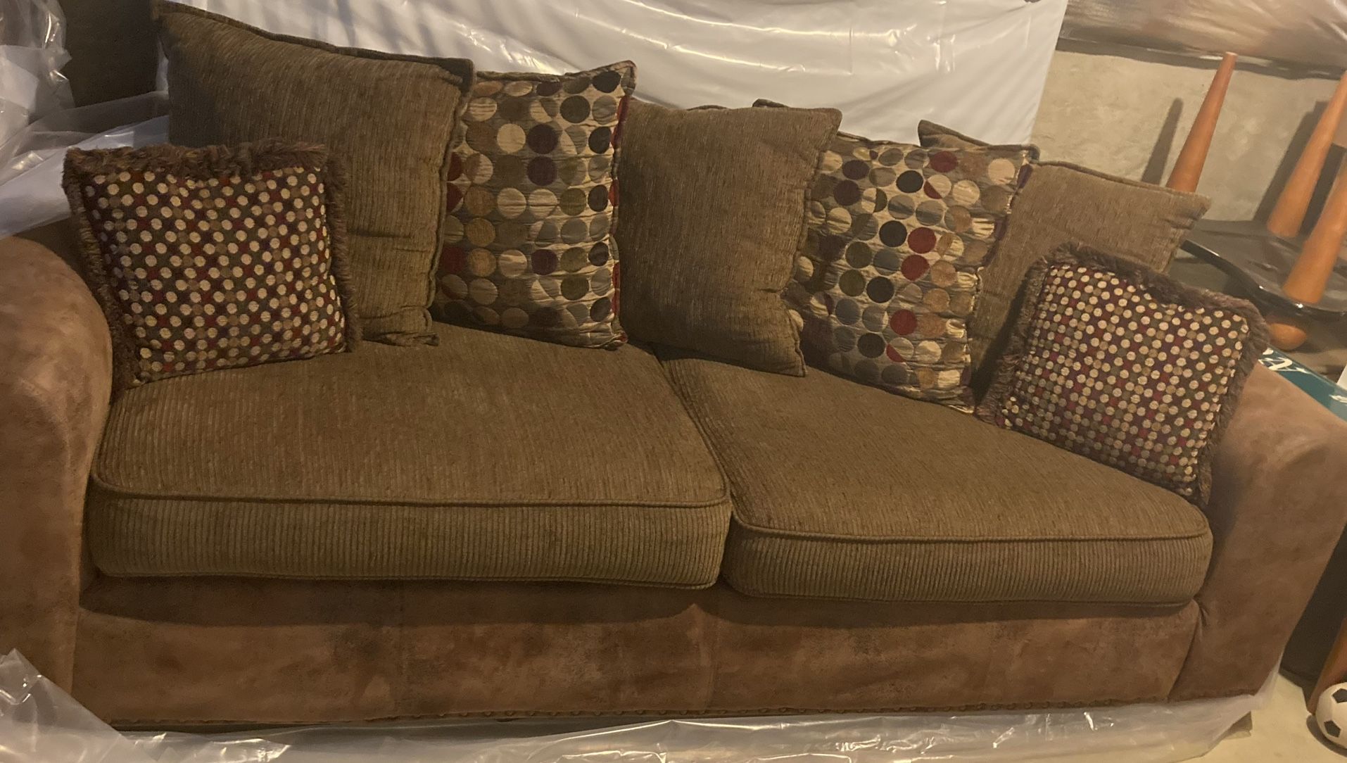 Sofa Brown, Earth Tones