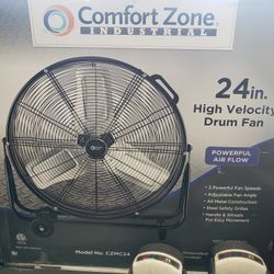 24" Blade Industrial Metal Fan 