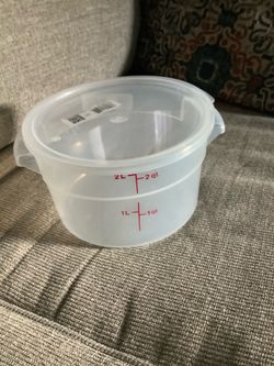 BPA free dough proofing bucket