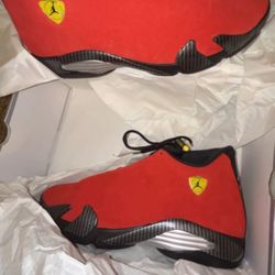 JORDAN RETRO 14 FERRARI SIZE 10
