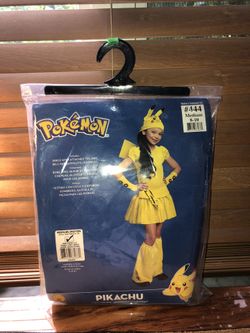 New Pokémon Pikachu  Girls Costume Medium 8-10