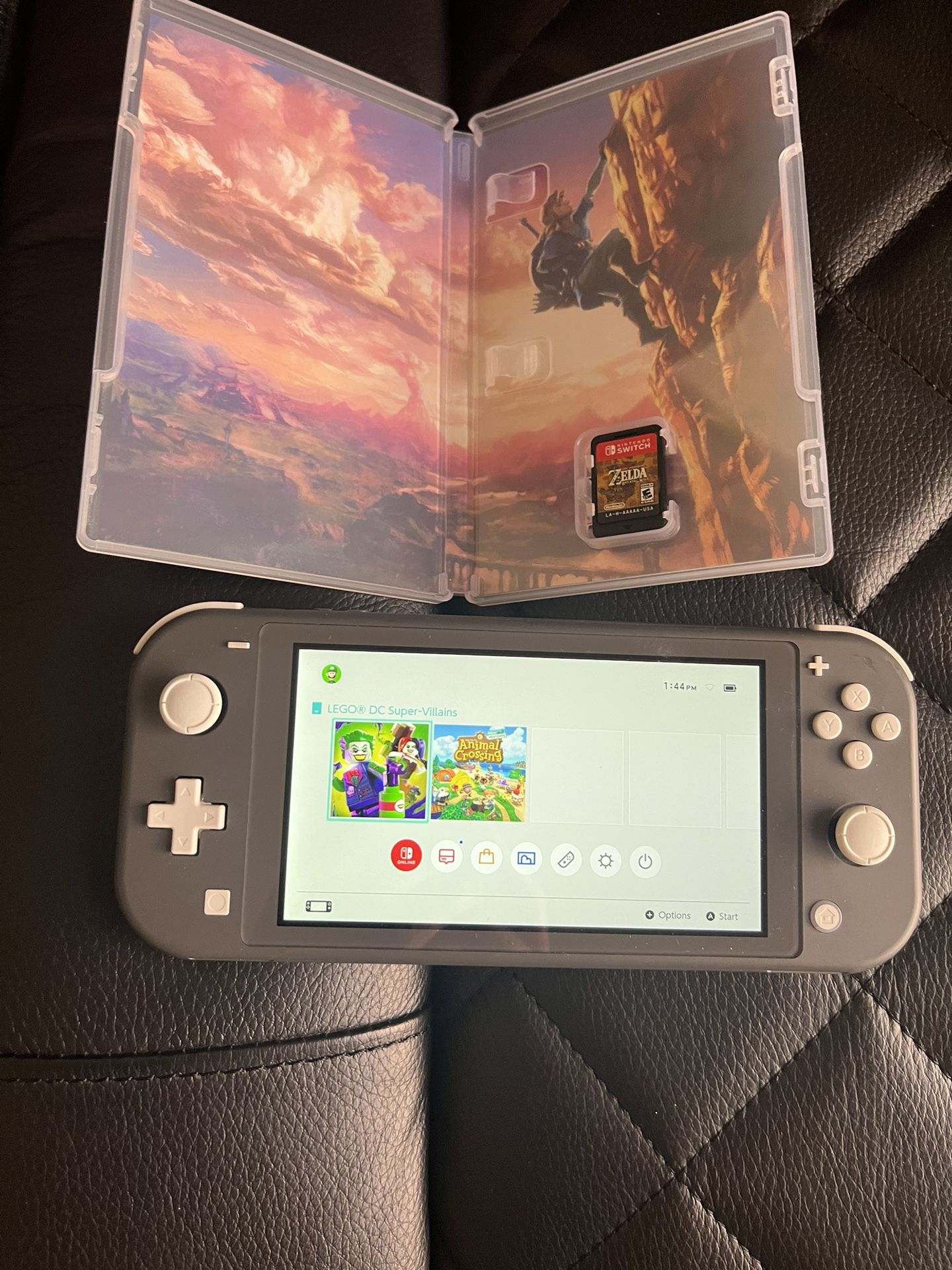 Nintendo Switch Lite with Zelda BOTW