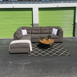 Gray Ashley Furniture Sectional Couch 