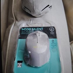 Logitech M330 Silent Plus Wireless Mouse Silver Brand New Sealed