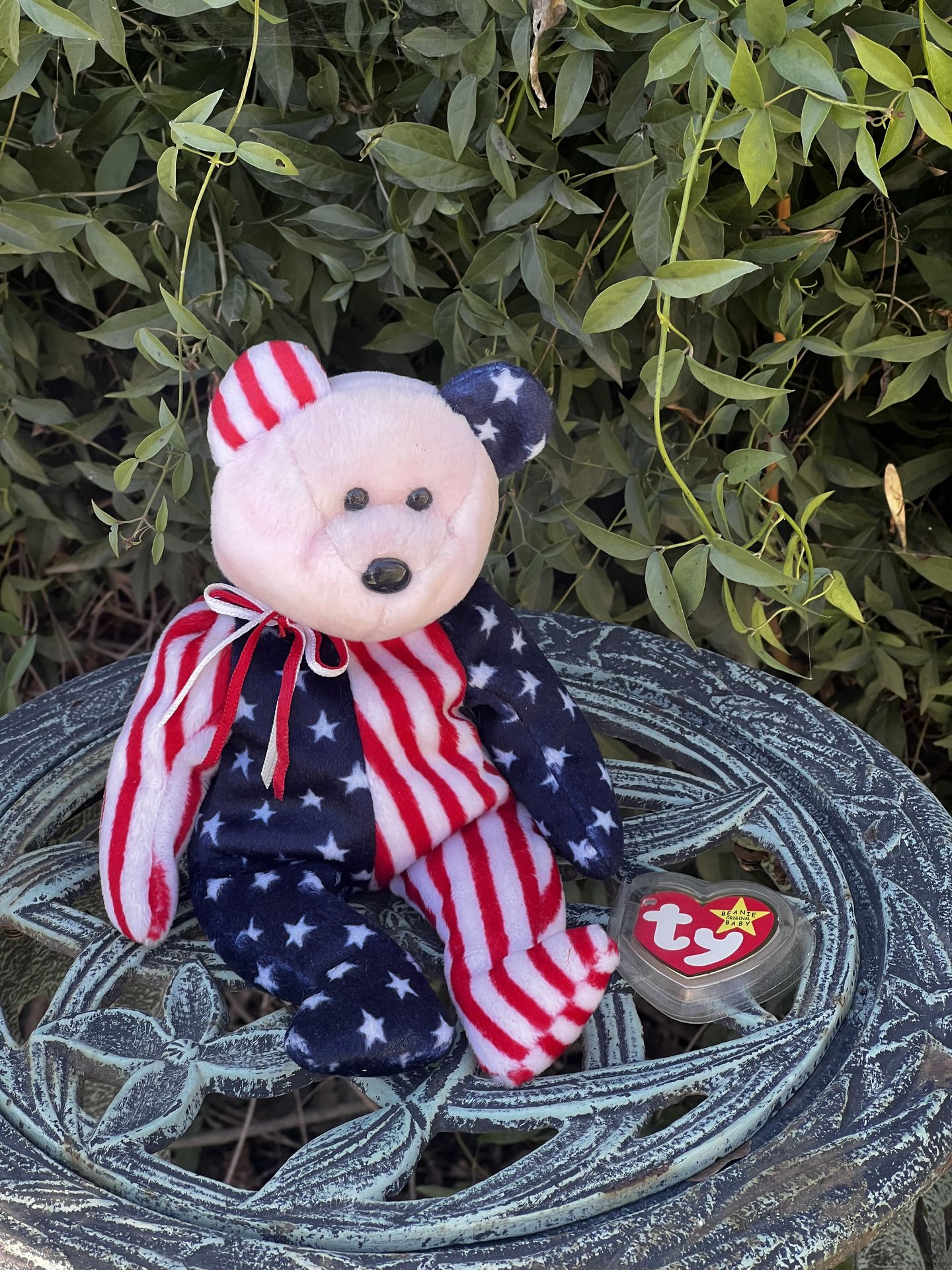 Ty Beanie Babies Spangle Teddy Bear