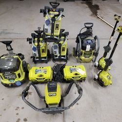 Pressure washer 2 cycle string trimmer FOR PARTS OR REPAIR hidro hidrolavadora PARA PARTES O REPARAR