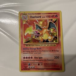 Charzard pokemon card