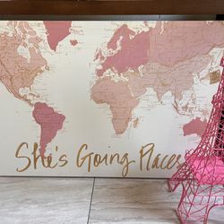 Wall Art & Pink Tower