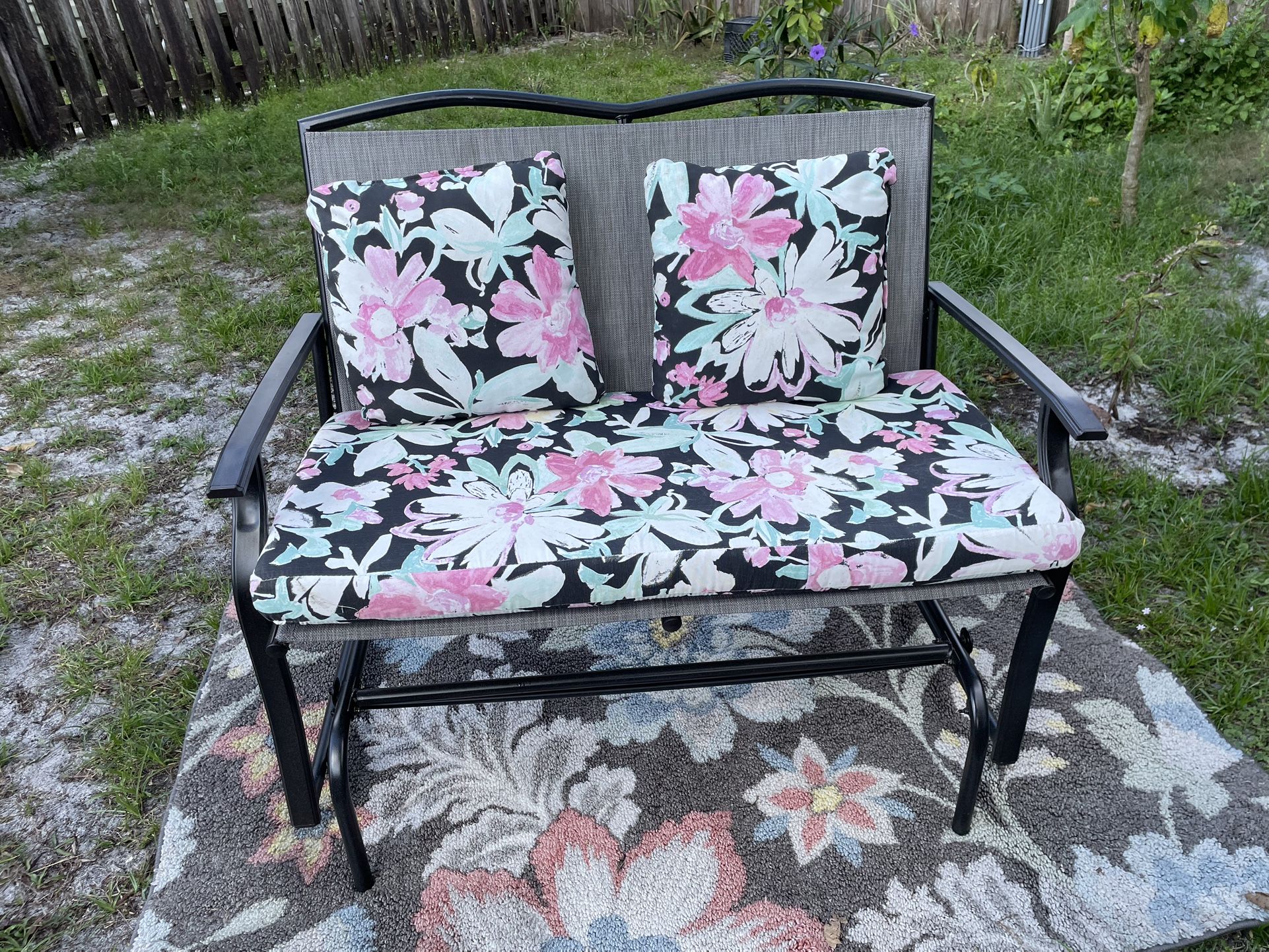 Patio Sofa With Cushions In Good Condition $50 Firm On Price