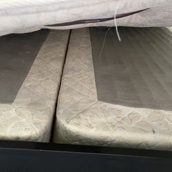 Cal king Mattress With Box Springs