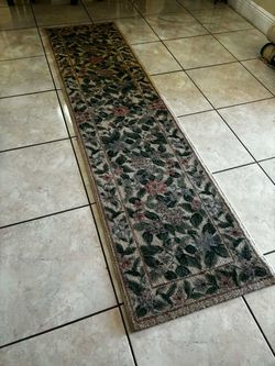 Vintage Floral Runner Rug 90”24”