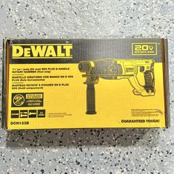 New Dewalt Sds Rotary Hammer  20 V Tool Only  (DCH133B)