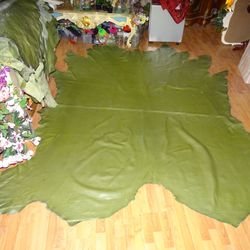 10 Pc Real Leather/ Upholstery/art