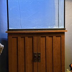 Fish tank and cabinet