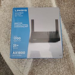 Linksys Max Stream WIFI 6 router
