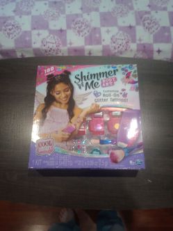Removable glitter tattos