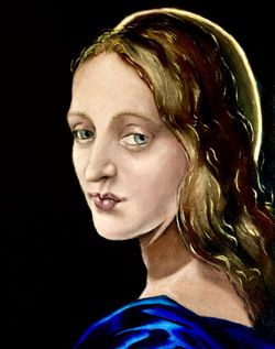 Oil Painting of Angel