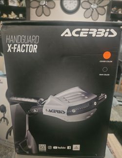 Acerbis (contact info removed) Orange/Black Handguards