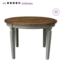 Heavy, Solid Wood Table And Chairs 