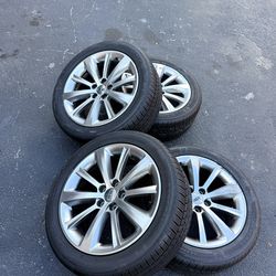 19" Lincoln MKS Bright Chrome wheels rims Factory OEM 2009-2016