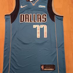 Luka Doncic Dallas Mavericks Blue Jersey 