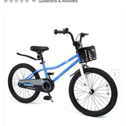 20 in. Kids Bike for Boys Aged 8 Plus Years Old Children Teens Bicycle with Hand and Coaster Brakes Navy