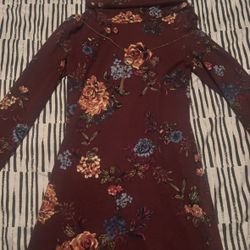 Floral Dress (necklace Attached) 