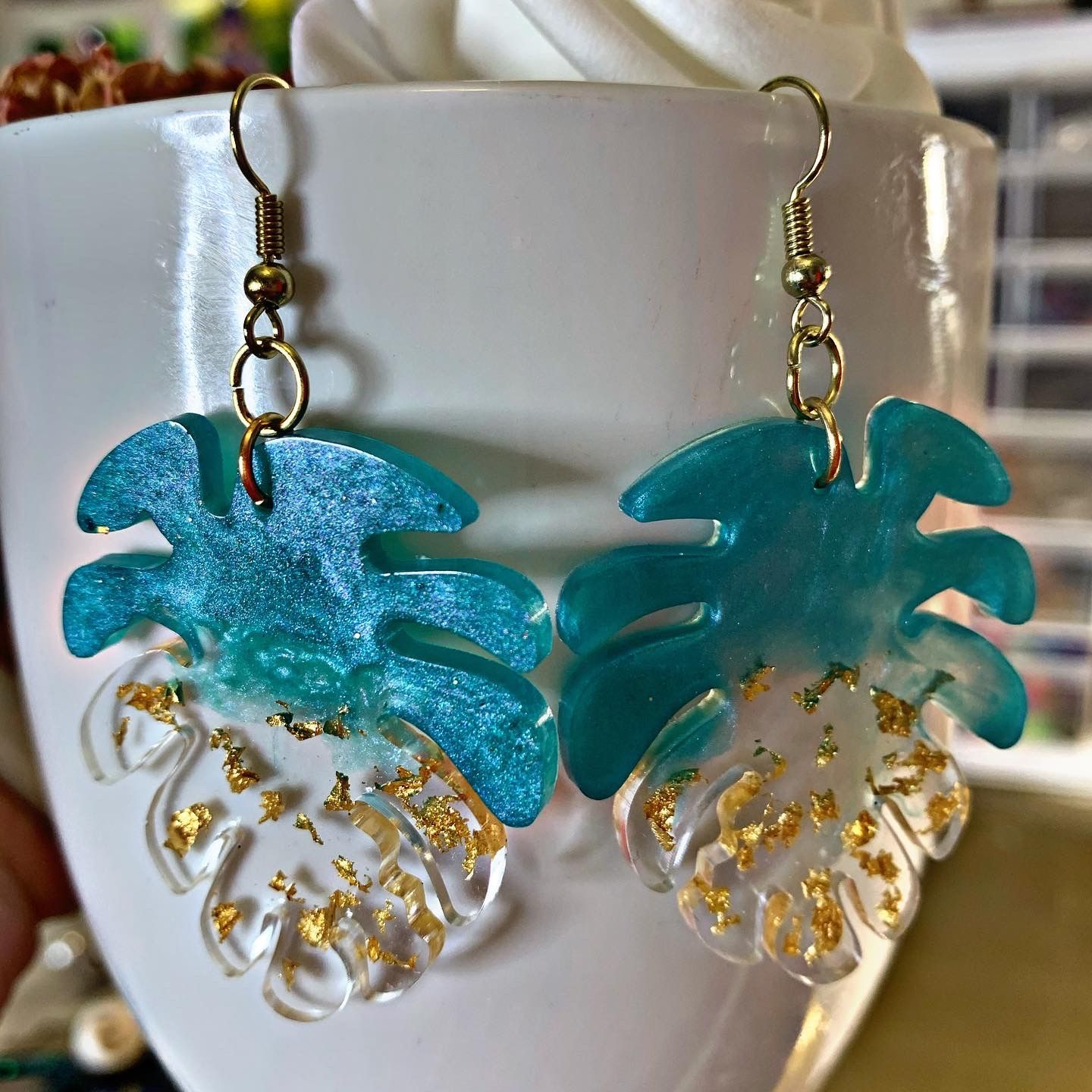 New Monstera edition earrings