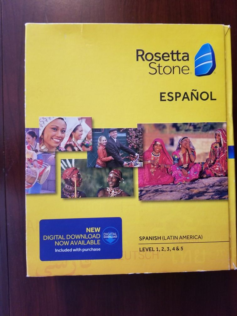 Rosetta Stone Spanish Levels 1-5