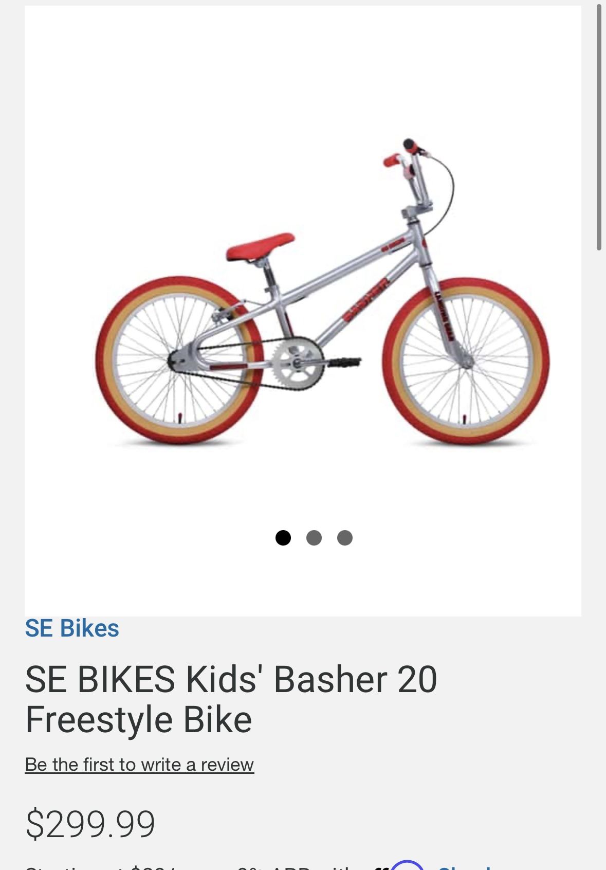 Basher 20 Freestyle Bike
