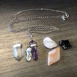 Stones & Crystal Pendants 