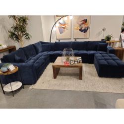 Modular Sectional Sofa With Ottoman 