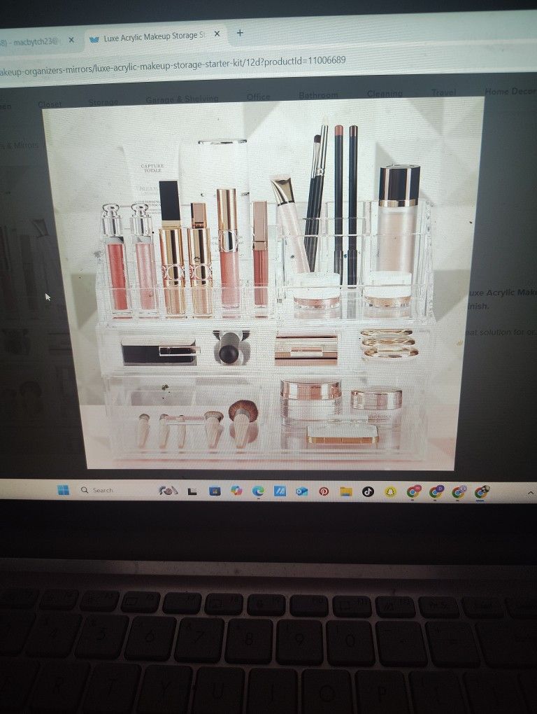 Luxe Acrylic Makeup Storage